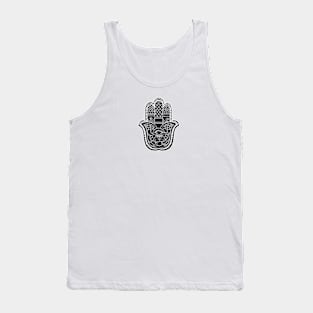 Hamsa Hand amulet. Hand of Fatima Tank Top